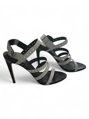 Calvin Klein Collection Strappy High Heel Sandals - White